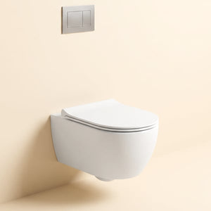 WC suspendus&nbsp;: la cuvette fixée au mur, sans pied au sol.